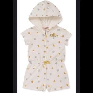 Juicy Couture baby hooded romper 18mo